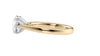 Round Solitaire Tapered Band Diamond Engagement Ring
