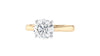 Round Solitaire Tapered Band Diamond Engagement Ring