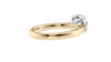 Round Solitaire Tapered Band Diamond Engagement Ring