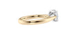 Round Solitaire Tapered Band Diamond Engagement Ring