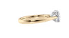 Round Solitaire Tapered Band Diamond Engagement Ring