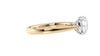 Round Solitaire Tapered Band Diamond Engagement Ring
