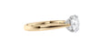 Round Solitaire Tapered Band Diamond Engagement Ring