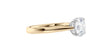 Round Solitaire Tapered Band Diamond Engagement Ring