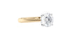 Round Solitaire Tapered Band Diamond Engagement Ring