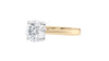 Round Solitaire Tapered Band Diamond Engagement Ring