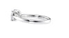 Round Solitaire Tapered Band Diamond Engagement Ring