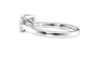 Round Solitaire Tapered Band Diamond Engagement Ring