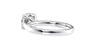 Round Solitaire Tapered Band Diamond Engagement Ring