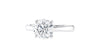 Round Solitaire Tapered Band Diamond Engagement Ring