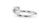 Round Solitaire Tapered Band Diamond Engagement Ring