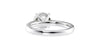 Round Solitaire Tapered Band Diamond Engagement Ring