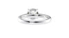 Round Solitaire Tapered Band Diamond Engagement Ring