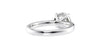 Round Solitaire Tapered Band Diamond Engagement Ring