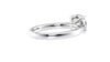 Round Solitaire Tapered Band Diamond Engagement Ring