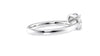Round Solitaire Tapered Band Diamond Engagement Ring