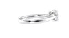 Round Solitaire Tapered Band Diamond Engagement Ring