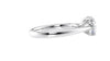 Round Solitaire Tapered Band Diamond Engagement Ring