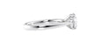 Round Solitaire Tapered Band Diamond Engagement Ring