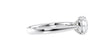 Round Solitaire Tapered Band Diamond Engagement Ring