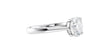 Round Solitaire Tapered Band Diamond Engagement Ring