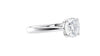 Round Solitaire Tapered Band Diamond Engagement Ring
