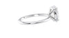 Oval Solitaire Slim Band Diamond Engagement Ring