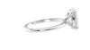 Oval Solitaire Slim Band Diamond Engagement Ring