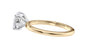 Round Solitaire Slim Band Diamond Engagement Ring
