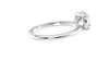 Round Solitaire Slim Band Diamond Engagement Ring