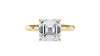 Asscher Cut Diamond Engagement Ring