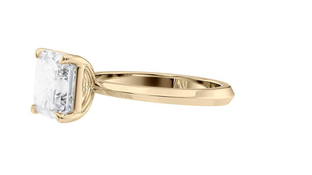 Asscher Cut Diamond Engagement Ring