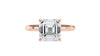 Asscher Cut Diamond Engagement Ring
