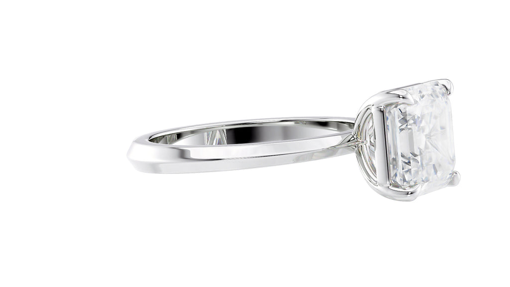 Asscher Cut Diamond Engagement Ring