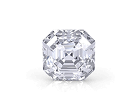 Asscher cut diamond from McGuire Diamonds