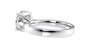 Round Solitaire Wide Band Diamond Engagement Ring