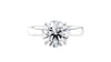 Round Solitaire Wide Band Diamond Engagement Ring