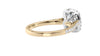 Cushion Cut Halo Classic Diamond Band Engagement Ring