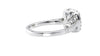 Cushion Cut Halo Classic Diamond Band Engagement Ring