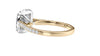 Cushion Cut Halo Classic Diamond Band Engagement Ring