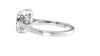 Cushion Cut Halo Classic Diamond Band Engagement Ring