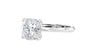 Cushion Cut Solitaire Diamond Engagement Ring