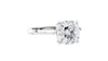 Cushion Cut Solitaire Diamond Engagement Ring