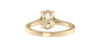 Oval Solitaire Classic Diamond Band Engagement Ring