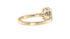 Oval Solitaire Classic Diamond Band Engagement Ring