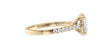 Oval Solitaire Classic Diamond Band Engagement Ring