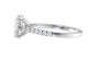 Oval Solitaire Classic Diamond Band Engagement Ring