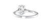 Oval Solitaire Classic Diamond Band Engagement Ring
