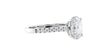 Oval Solitaire Classic Diamond Band Engagement Ring