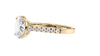Oval Solitaire Classic Diamond Band Engagement Ring